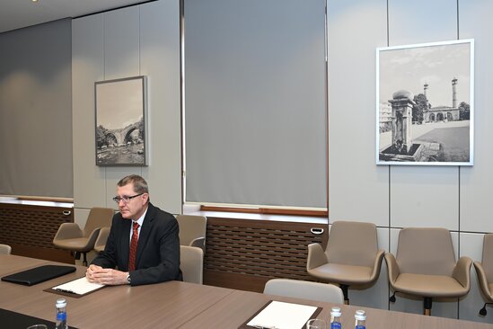 Ceyhun Bayramov Avstriyanın yeni səfiri ilə görüşüb