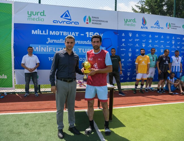 Şamaxıda "Milli Mətbuat – 150" minifutbol turnirinin qalibi müəyyənləşib
