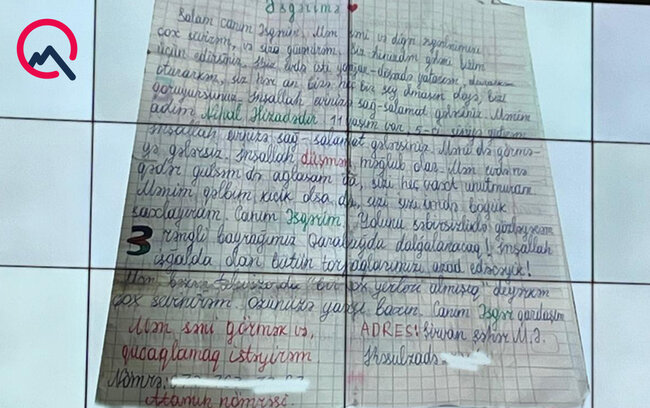 Bu da atamın nömrəsi... - Nihalın 5 il sonra üzə çıxan məktubu