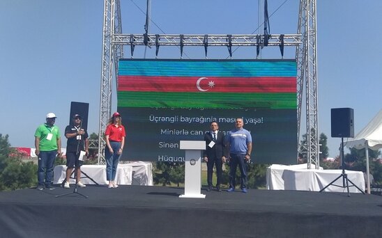 "Əziz Şuşa" beynəlxalq veloyürüşünün açılış mərasimi keçirilib