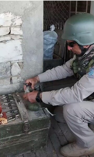 Xocavənddə fermada xeyli sayda partlayıcı qurğu və maddə aşkarlanıb