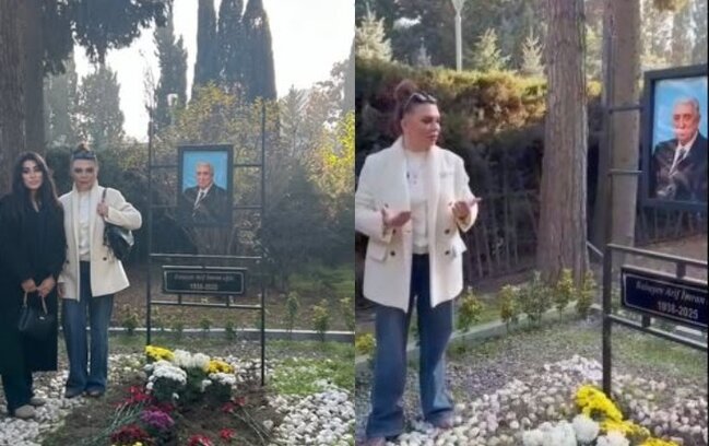Arif Babayevin məzarından video paylaşdı