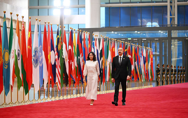 Prezident Çin səfərindən paylaşım etdi - Video