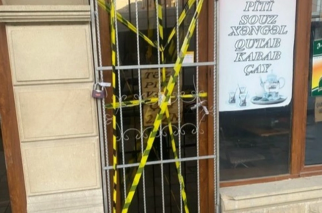 Abşeronda yerləşən kafelərdən birində saxta spirtli içkilər aşkarlanıb