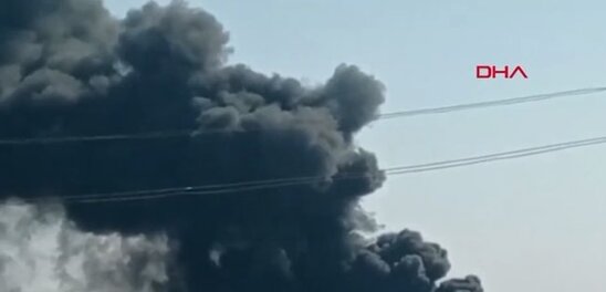 Suriyada neft quyusunda DƏHŞƏTLİ YANĞIN – FOTO-VİDEO