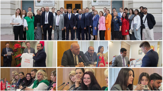 ASGA Minsk şəhərində "Azərbaycan-Belarus Gənclər Forumu"nu reallaşdırdı - FOTOLAR