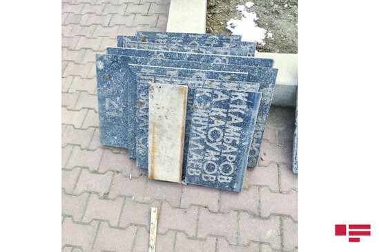 Naxçıvan şəhərində kommunistlər üçün inşa edilən abidə söküldü - FOTO