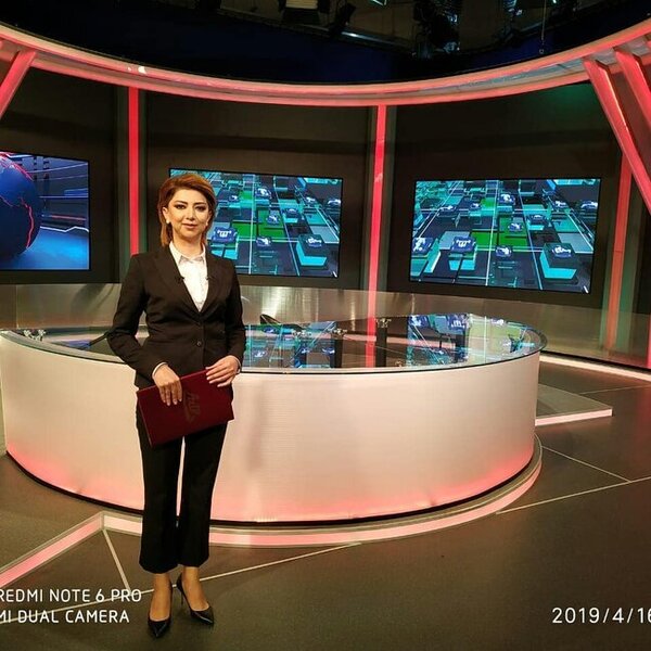 Studiyada Natəvan Babayeva idi... - FOTOLAR