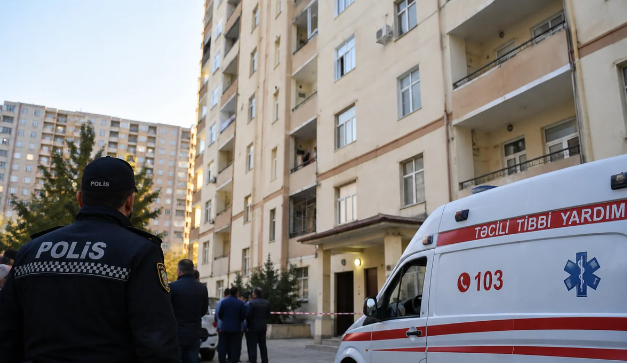 Xırdalanda bədbəxt hadisə: 20 yaşlı gənc beşinci mərtəbədən yıxılaraq öldü - FOTO