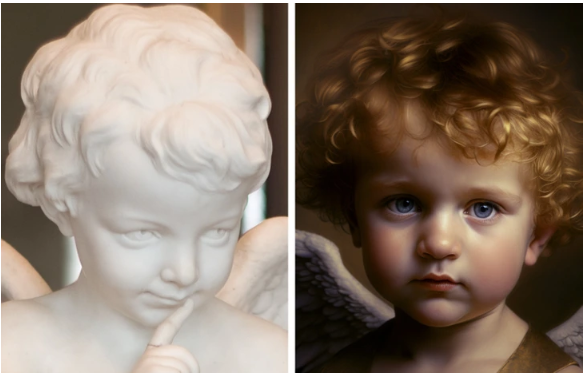 Qədim heykəllər, yeni görünüşdə