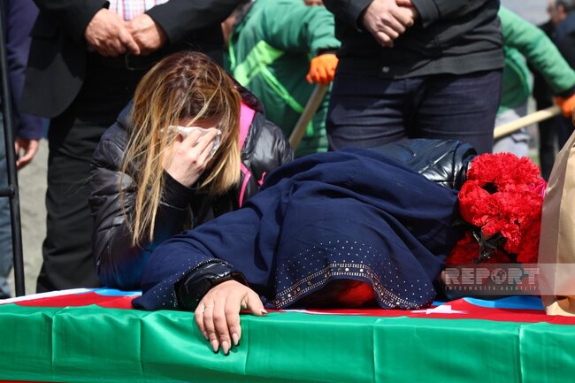 Xocalıda qalıqları aşkarlanan 7 nəfərin dəfn mərasimi keçirilib - FOTO