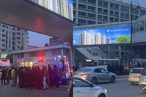 Bakıda avtomobil keçiddən istifadə etməyən qadını vurub - FOTO