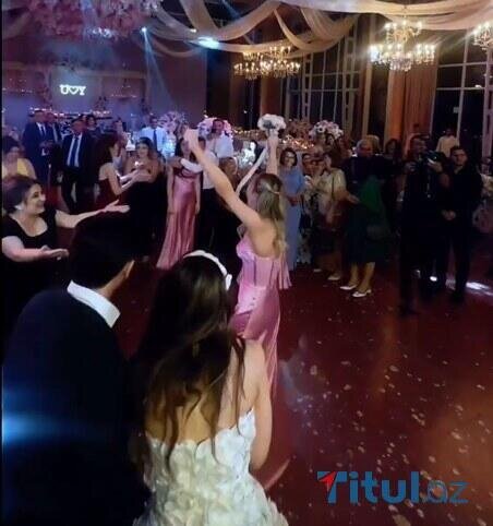 Bakıda DƏBDƏBƏLİ TOY: Qız ağzı üstə yıxıldı... - FOTOLAR