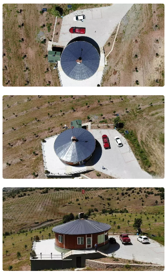 360 dərəcə fırlana bilən ev – 70 ton ağırlığında