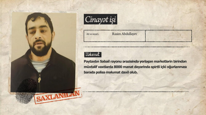 Marketdən 8 min manatlıq spirtli içki oğurlandı - ANBAAN VİDEO