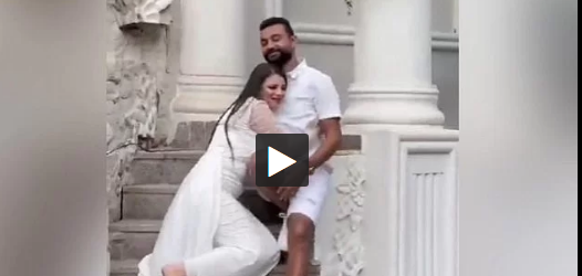 Toy çəkilişləri zamanı başlarına gələn hadisə hərkəsi GÜLDÜRDÜ -VİDEO