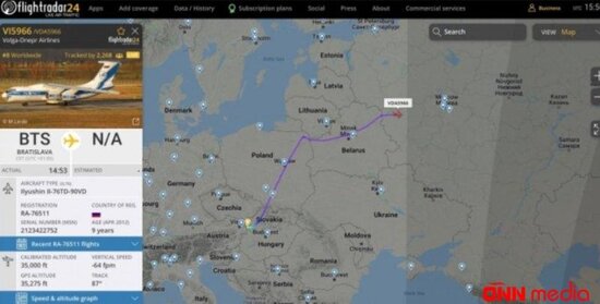 Rusiya yük təyyarəsi sanksiyalara baxmayaraq bu ölkəyə UÇDU