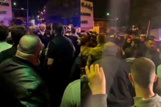 Şəhidlər Xiyabanı yaxınlığında açılmış gecə klubu etiraza səbəb oldu - VİDEO