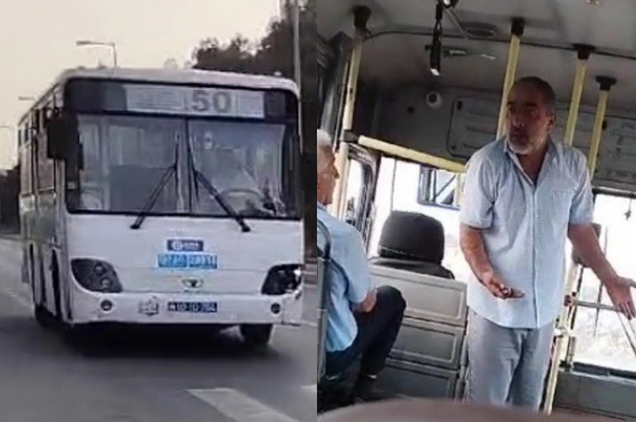 50 nömrəli avtobusun özbaşınalıq edən sürücüsü cəzalandırılacaq - RƏSMİ