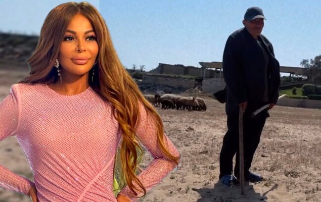 Aygün Kazımovanın sahildə çobanla maraqlı dialoqu - Video