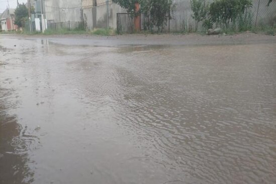 Gəncəyə leysan yağdı: İki qəsəbəyə sel gəldi