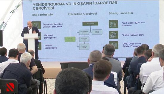 Azərbaycan diplomatları Şuşada - VİDEO