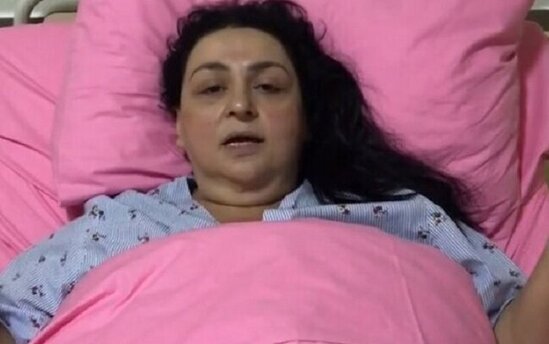 Xərçəngdən əziyyət çəkən "Toppuş bacı" nın xəstəxanadan görüntüləri YAYILDI - FOTO