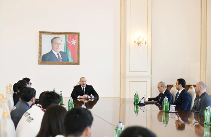 İlham Əliyev: "İdmançılarımızda qələbə əzmi çox güclüdür"