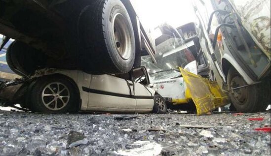 Bakı-Qazax yolunda zəncirvari qəza olub: Ölən və yaralananlar var - YENİLƏNİB + ADLAR + FOTO/VİDEO