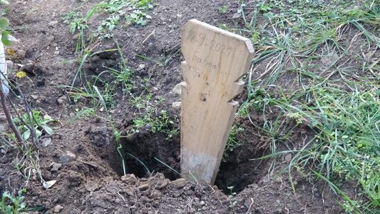 Məzar daşlarının yoxa çıxdığı qəbiristanlığa gizli kamera qoydu: Görüntüləri izləyəndə dəhşətə gəldi - FOTOLAR