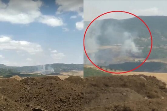 Xocalının kəndini tərk edən ermənilər görün nə etdilər - VİDEO