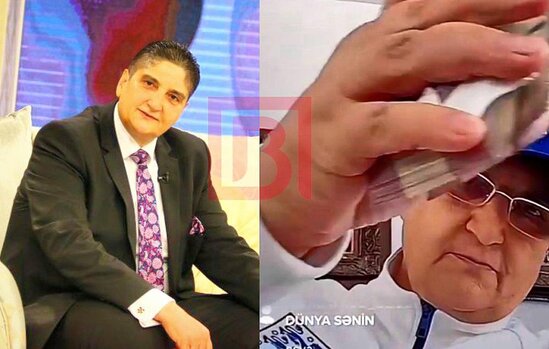 Bilal Əliyev canlı yayımda bir "paçka" 100 manatlıq çıxardı və... - VİDEO