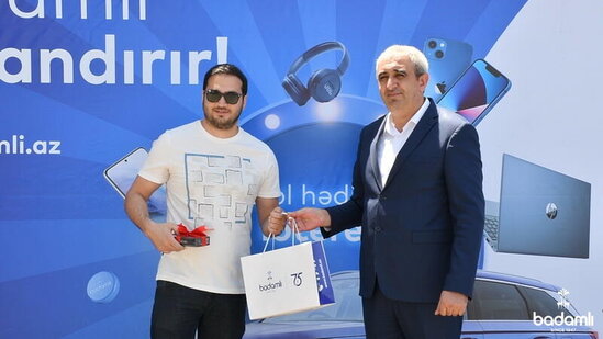 "Badamlı75" lotereyasının 2-ci tirajının qaliblərinə hədiyyələr təqdim edilib