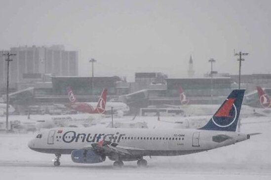 İstanbul hava limanında uçuşların bir hissəsi ləğv ediləcək