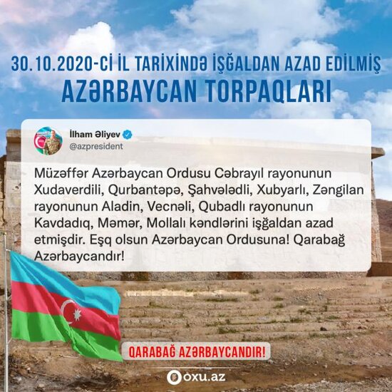 Doqquz kəndin işğaldan azad edilməsindən iki il keçir – SİYAHI