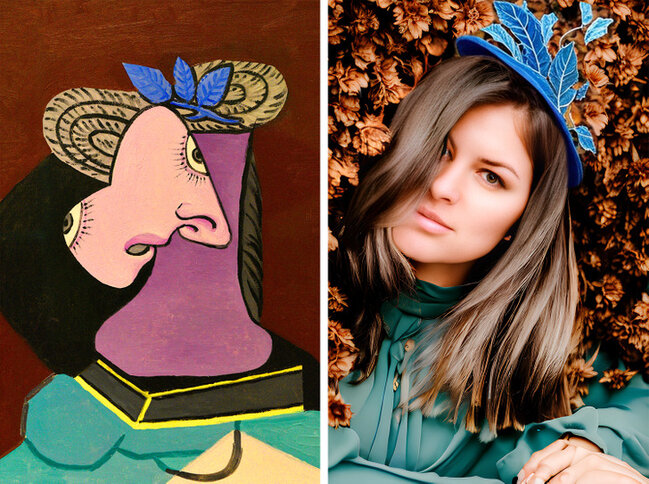 Müasir insanların şəklini Pikasso çəksəydi... - FOTOLAR