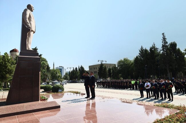 Yevlaxda 2 İyul - Azərbaycan Polisi Günü münasibətilə tədbir keçirilib