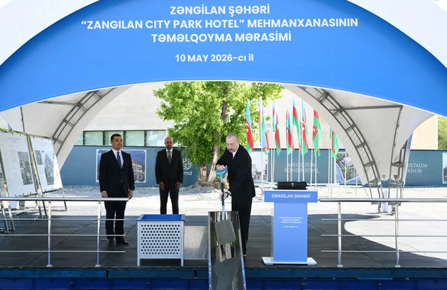 Prezident İlham Əliyev Zəngilan şəhərindəki ilk yaşayış kompleksinə köçən ailələrlə görüşüb - YENİLƏNİB+FOTO - VİDEO
