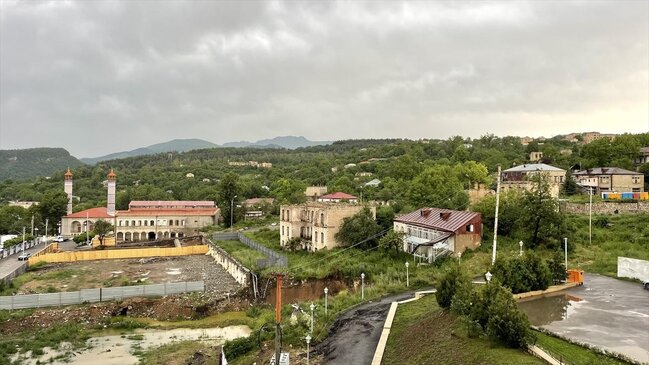 Yenidən qurulan Şuşadan - FOTOLAR