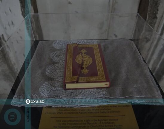 Ağdam Cümə Məscidindən FOTOLAR