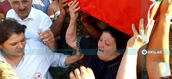 Şəhidimizlə vida mərasimi keçirilib - FOTO