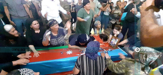 Şəhidimizlə vida mərasimi keçirilib - FOTO