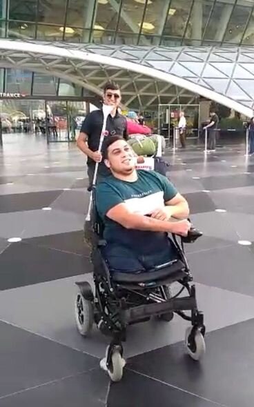 Qazimiz Türkiyədən müalicədən qayıtdı - FOTO