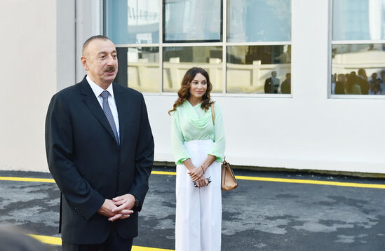 Prezident və xanımı Bakı Avropa Liseyinin yeni binasının açılışında iştirak ediblər - FOTO