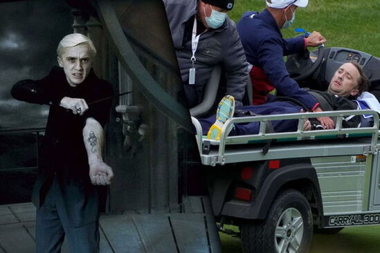 "Harry Potter"in ulduzu meydanda huşunu itirdi - FOTO/VİDEO