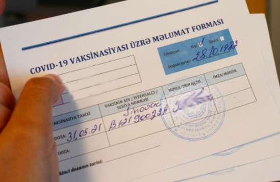 Bakıda bu xəstəxanada tibb bacıları saxta vaksin sənədi satırlarmış