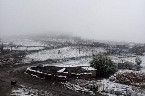 Azərbaycana qar yağdı - FOTO