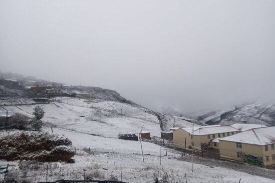 Azərbaycana qar yağdı - FOTO