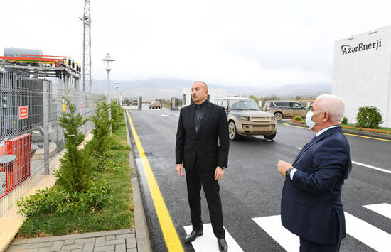 "Cəbrayıl" yarımstansiyasının açılışı oldu - YENİLƏNİB + FOTO