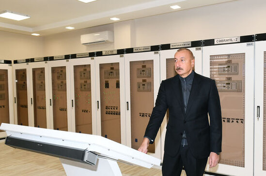 "Cəbrayıl" yarımstansiyasının açılışı oldu - YENİLƏNİB + FOTO